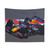 Max Verstappen F1 Race Car 2024 Watercolor Tapestry