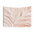 Abstract pastel leaf detail tapestry