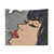 Vibrant Smoking Girl Pop Art Tapestry