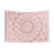 Elegant Rose Gold Mandala Tapestry