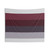 Ombre Striped Tapestry in Preppy Burgundy Red Plum Fall Colors