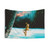 Hanging Out In Space Surreal Tapestry
