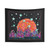 Moonrise City Skyline Tapestry Wall Art