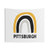 Pittsburgh Rainbow Tapestry Wall Hanging
