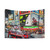 Times Square At Night II Tapestry Wall Art