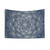 Mandala Yoga Tapestry in Indigo and Navy Blue