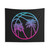 Miami Vice Basketball Tapestry - Black Alternate Design