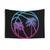 Miami Vice Basketball Tapestry - Black Alternate Design