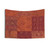 Vibrant Bohemian Burnt Orange Tapestry