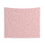Millennial Pink and White Stars Tapestry
