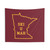 Minnesota Outline Tapestry with Ski U Mah Design