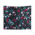 Floral abstract tapestry wall hanging
