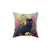 Skull Kitty Decorative Pillow for Cat Lovers