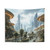 Futuristic City Concept Art Tapestry