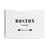 Boston Skyline Print Tapestry Wall Hanging
