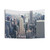 Foggy New York City Skyline Tapestry