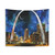 Spacey St. Louis Skyline Tapestry Wall Hanging