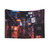 Cyberpunk Tokyo Bar Alley Tapestry