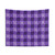 Traditional Welsh Tapestry Pattern Wall Hanging in Purple