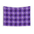 Traditional Welsh Tapestry Pattern Wall Hanging in Purple
