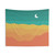 Pansexual Pride Flag Landscape Tapestry