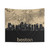 Boston Skyline Tapestry Wall Hanging