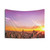 New York City Skyline Sunset Tapestry