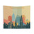 Cleveland Skyline Tapestry Wall Hanging