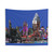Cincinnati Graffiti Skyline Tapestry