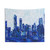 Blue Atlanta Georgia Freedom Parkway Cityscape Tapestry