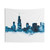 Chicago Skyline Watercolor Tapestry