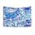 Blue Ocean Lilly Pulitzer Inspired Tapestry