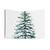Handpainted Winter Pine Tree Tapestry