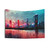 Cyberpunk Cityscape Skyline Tapestry