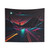 Night Neon Road Synthwave Tapestry