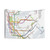 NYC Subway Map Tapestry - New York City Wall Decor