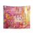 Pink Houses Village Tapestry