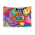 Vibrant Trippy Tapestry Wall Decor