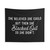 Funny Blacked Out Tapestry with Motivational Quote