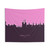Iowa City Skyline Tapestry Wall Hanging