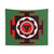 Kali Yantra Colored Tapestry - Spiritual Home Decor