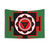 Kali Yantra Colored Tapestry - Spiritual Home Decor