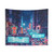 Hong Kong Nights Cyberpunk Tapestry