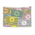 Monopoly-themed tapestry wall hanging