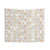 White Cubes Geometric Abstract Tapestry