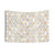 White Cubes Geometric Abstract Tapestry
