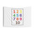 Educational kids counting tapestry with numbers 1 to 10