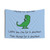 Dinosaur Tapestry with Inspirational Quote