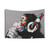 Thinker Chimp Tapestry with DJ Headphones