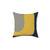 Minimalist Pattern Mustard Yellow Navy Blue Grey Pillow